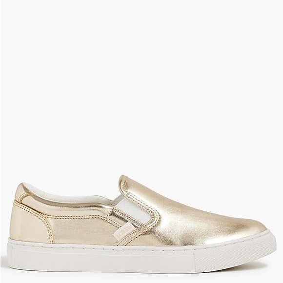 J Crew Faux-leather slip-on sneakers BT264 - Picture 3 of 6